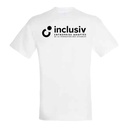 T-SHIRT EN COTON - FEMME - AVEC PERSO COEUR ET DOS 1 COULEUR