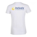 T-SHIRT EN COTON - AVEC PERSO COEUR ET DOS QUADRI