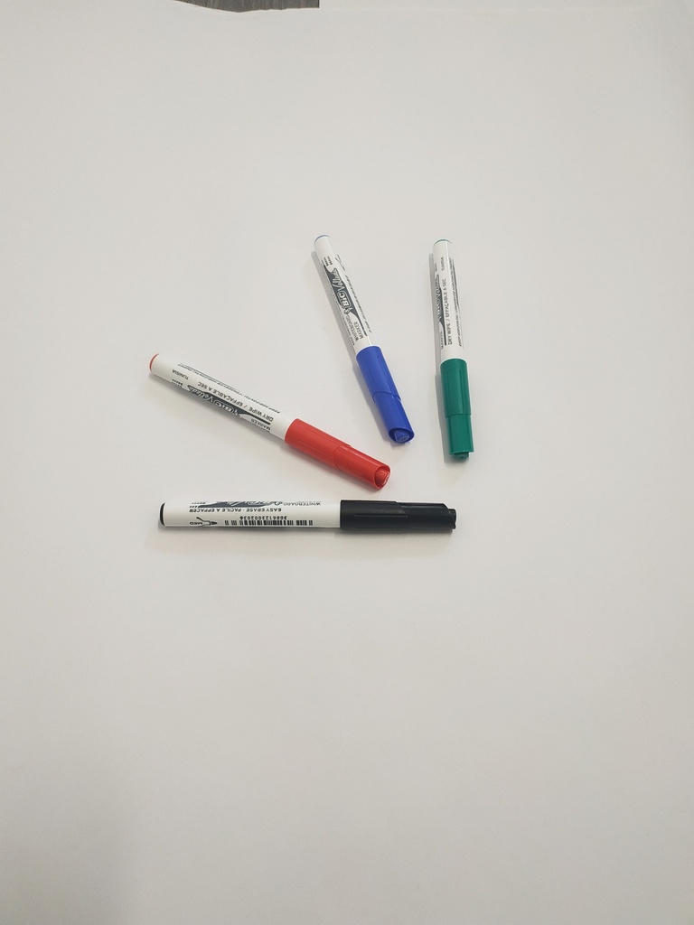 MARQUEURS EFFACABLES - LOT DE 3 - BLEU