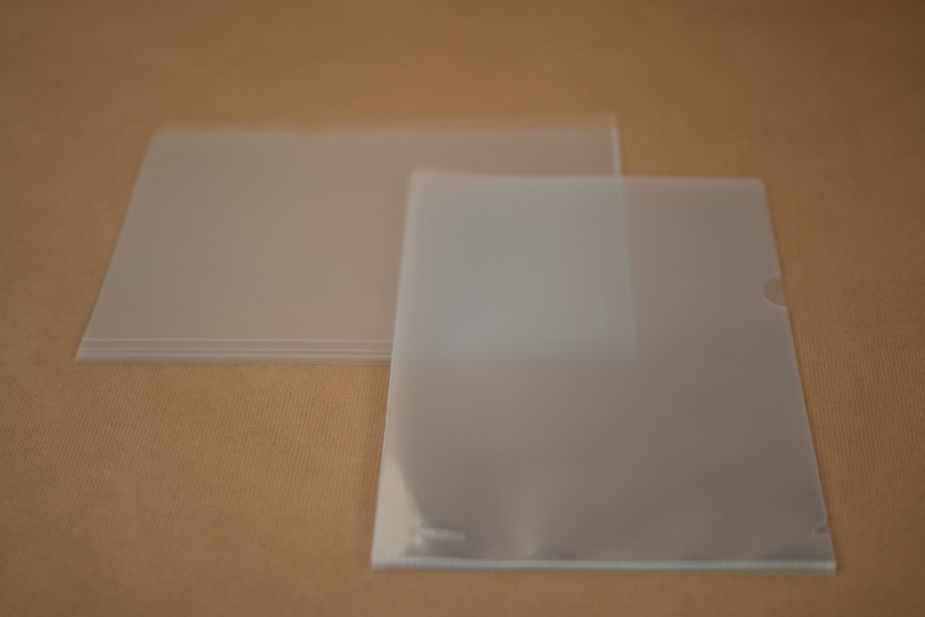 POCHETTES PLASTIQUES A4 - 22 X 30 CM - LOT DE 15 - TRANSPARENT