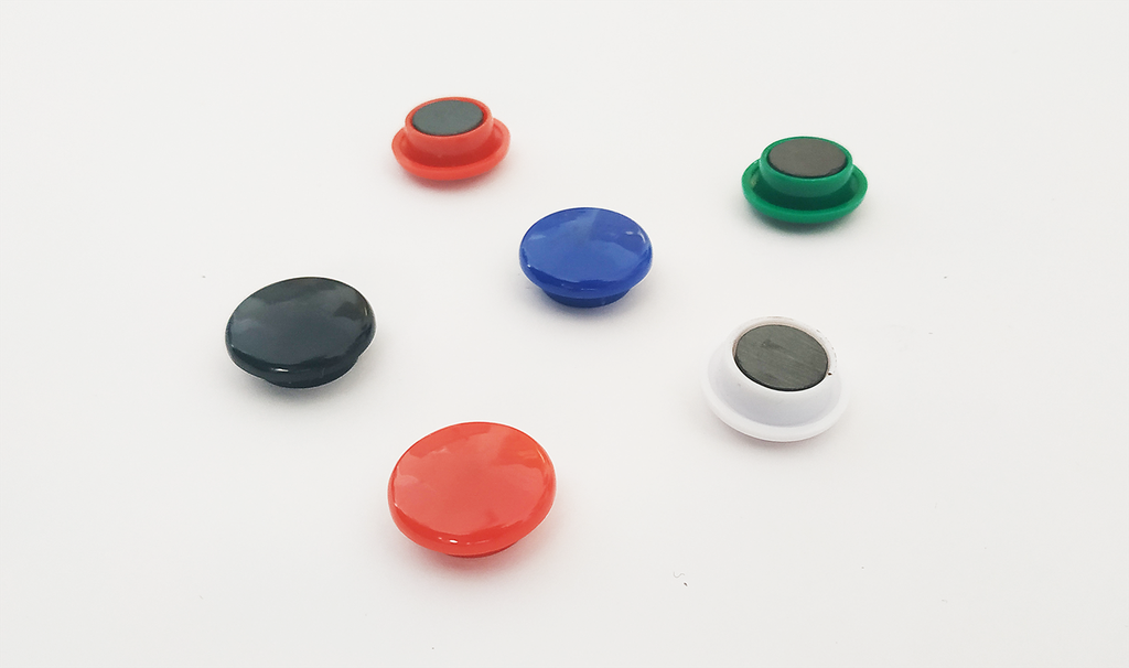 AIMANTS 22 MM - LOT DE 7 - ASSORTI