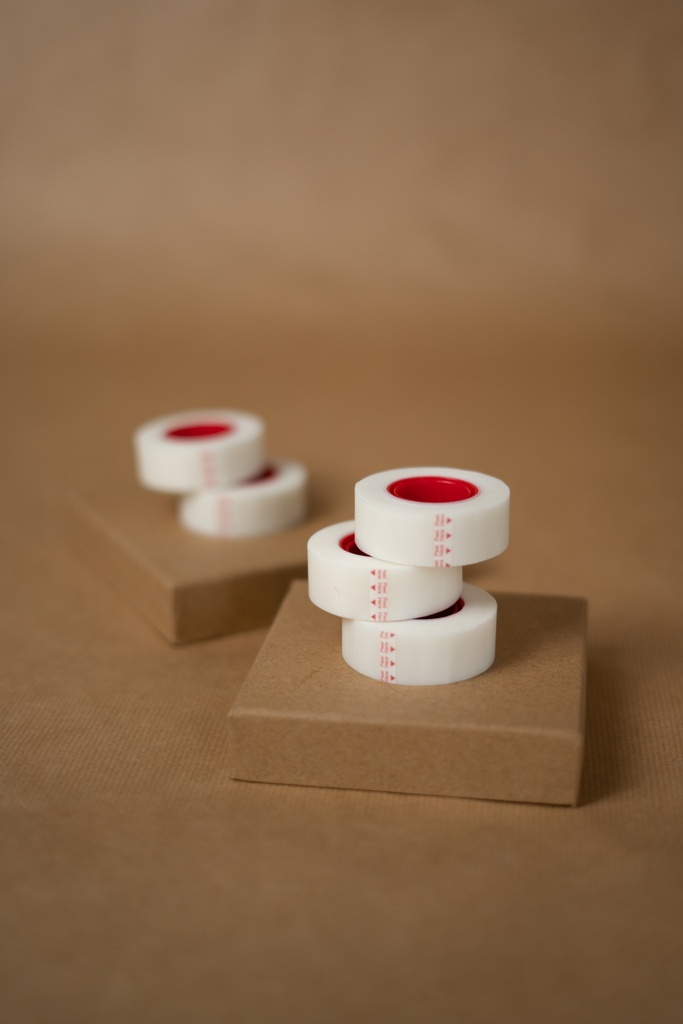 [F046] RUBANS ADHESIFS INVISIBLES - 19 X 33 MM - LOT DE 5