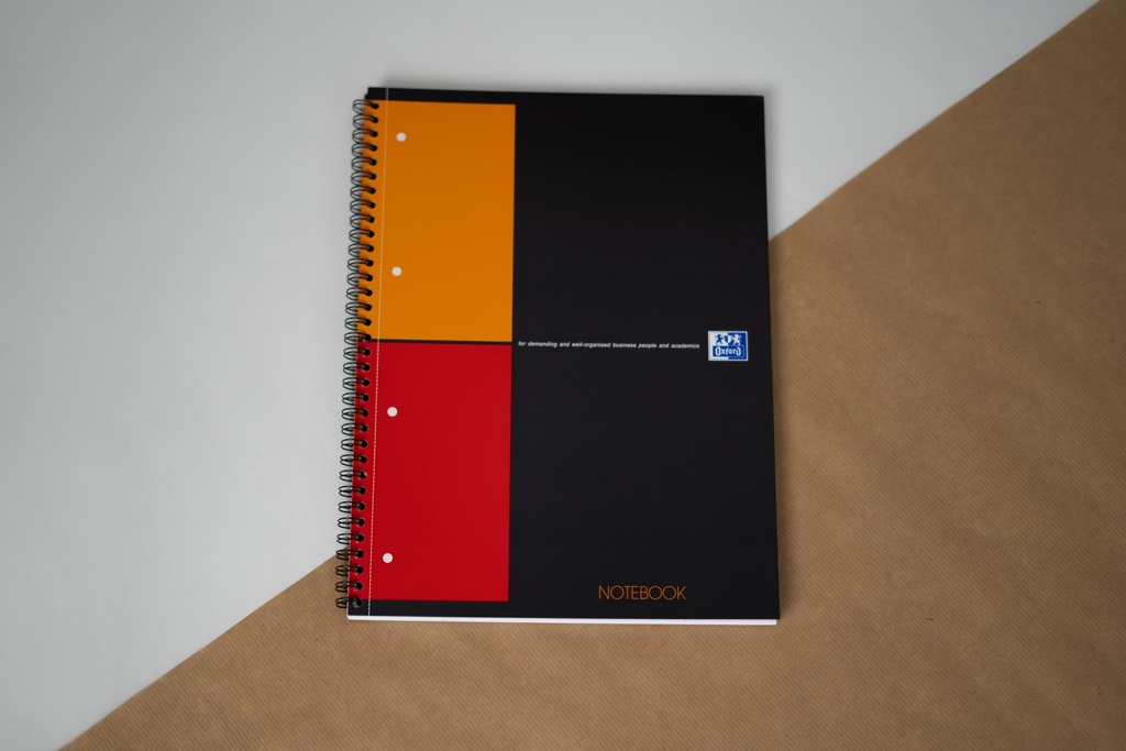 CAHIER NOTEBOOK A4 SPIRALES - 24 X 29,7 CM - PETITS CARREAUX