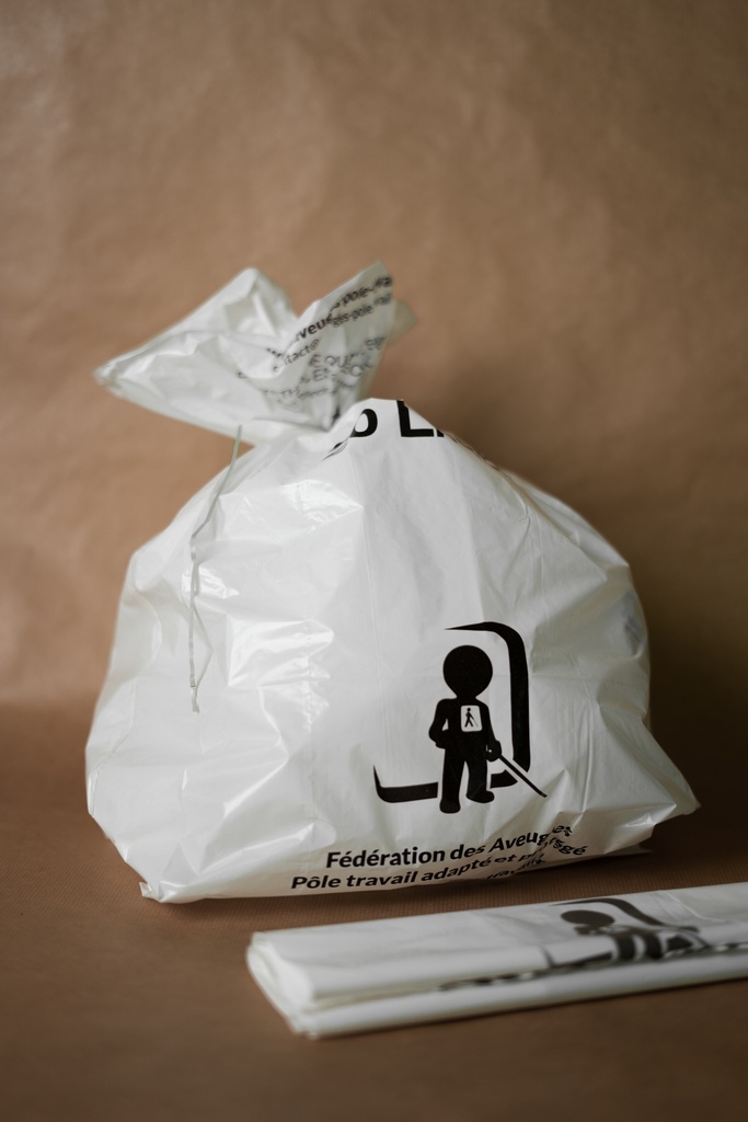 [P001] SAC POUBELLE BLANC - 30 L - 40 MICRONS