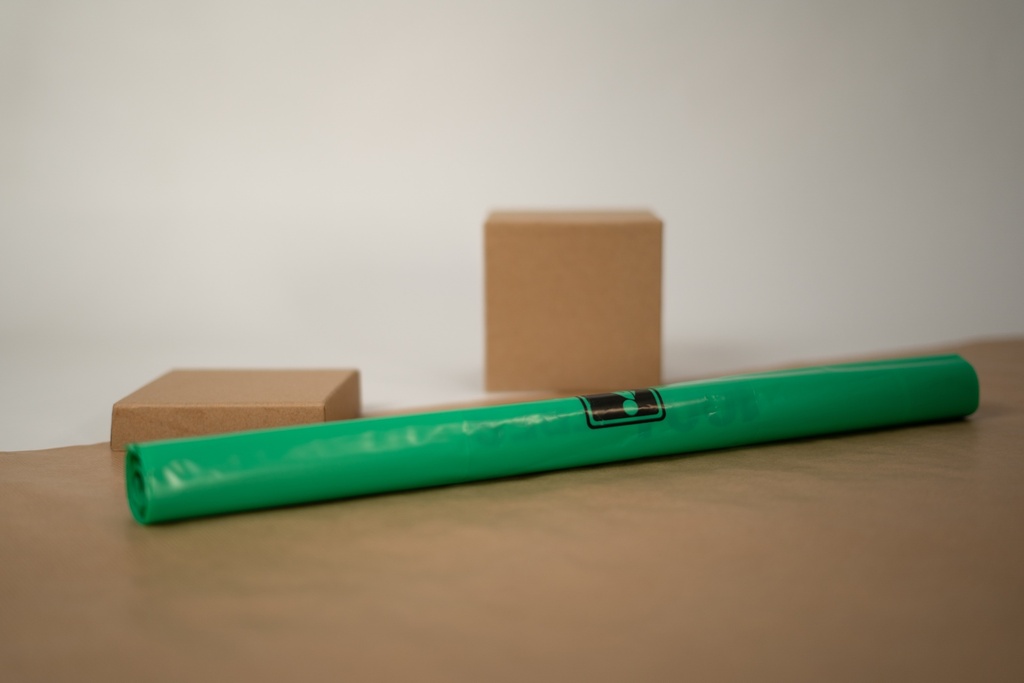 [P009] SAC POUBELLE VERT POUR JARDIN - 130 L - 70 MICRONS