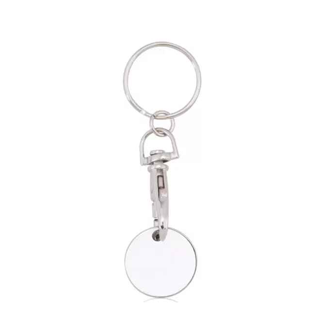 PORTE-CLES AVEC JETON - SANS PERSO