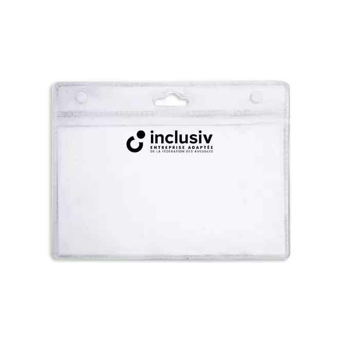 PORTE-BADGE - AVEC PERSO 1 COULEUR