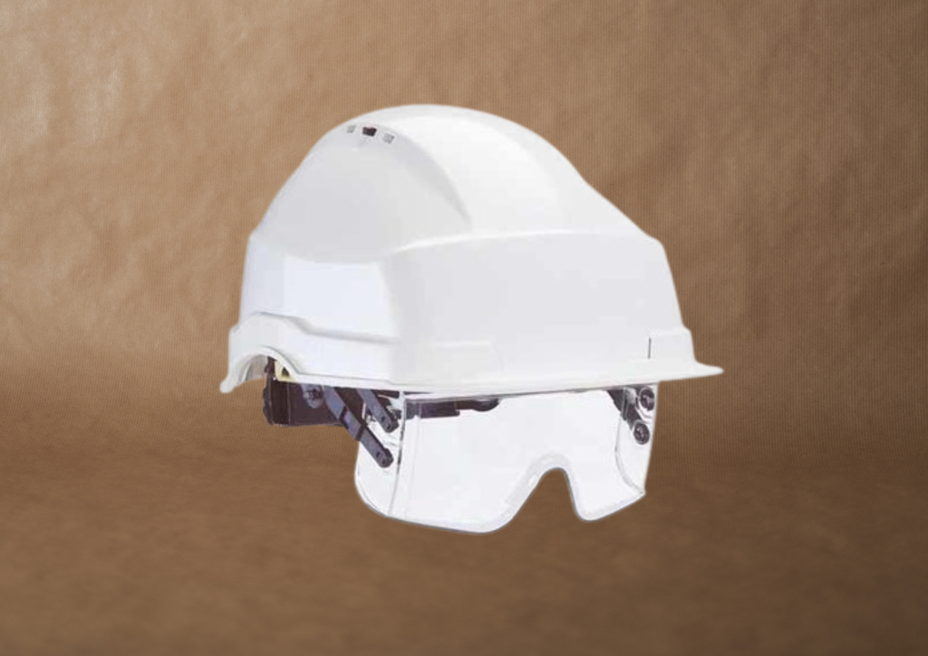 [EPI-CAS-IRI] CASQUE ET MASQUE DE PROTECTION ABS - IRIS2 - BLANC
