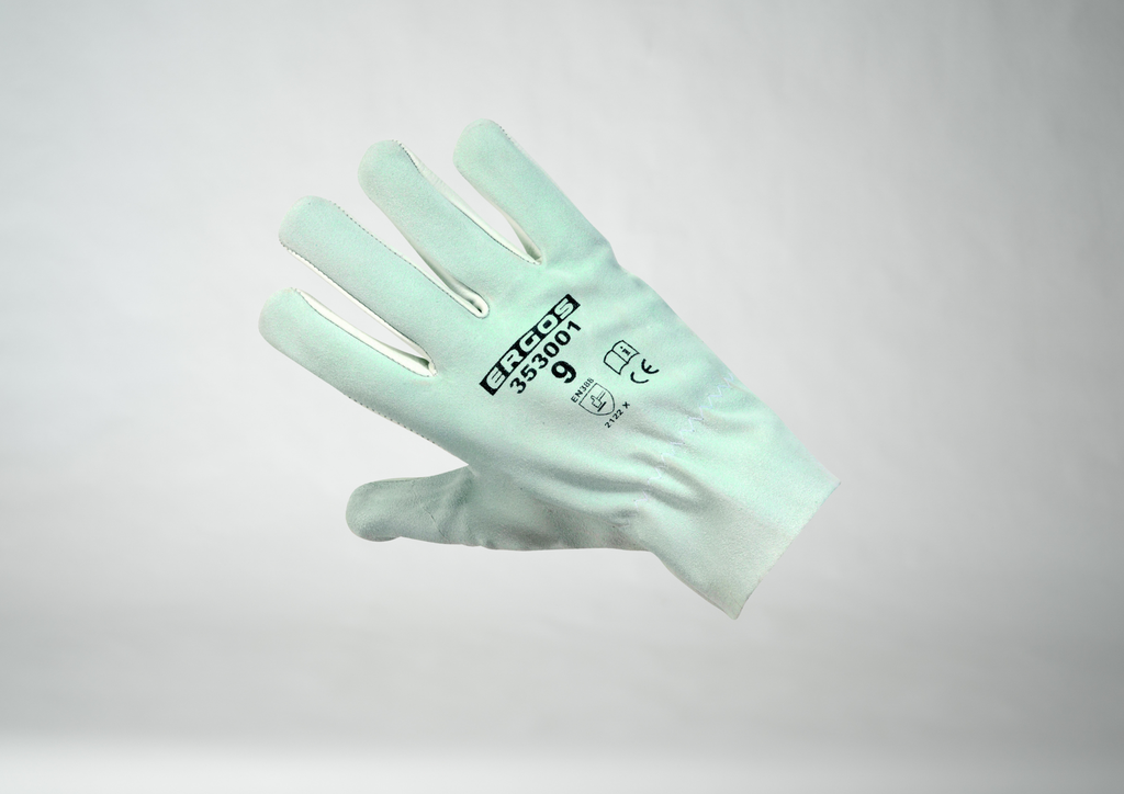 [EPI-GAN-ERG353001-8] GANTS DE MANUTENTION CUIR - ERGOS - LA PAIRE T8