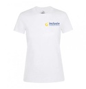 T-SHIRT EN COTON - AVEC PERSO COEUR ET DOS QUADRI