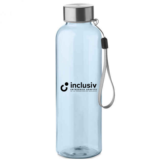 [OP-BOCRPET-1-BLC] GOURDE RECYCLEE 500 ML - AVEC PERSO 1 COULEUR (Bleu clair)
