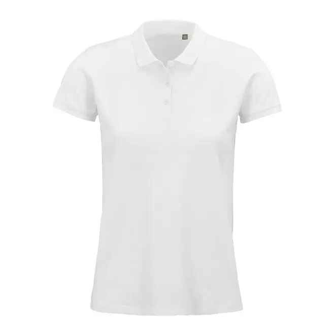 [OP-PLA-F-S-BLA] POLO EN COTON BIO - SANS PERSO (Femme, S, Blanc)