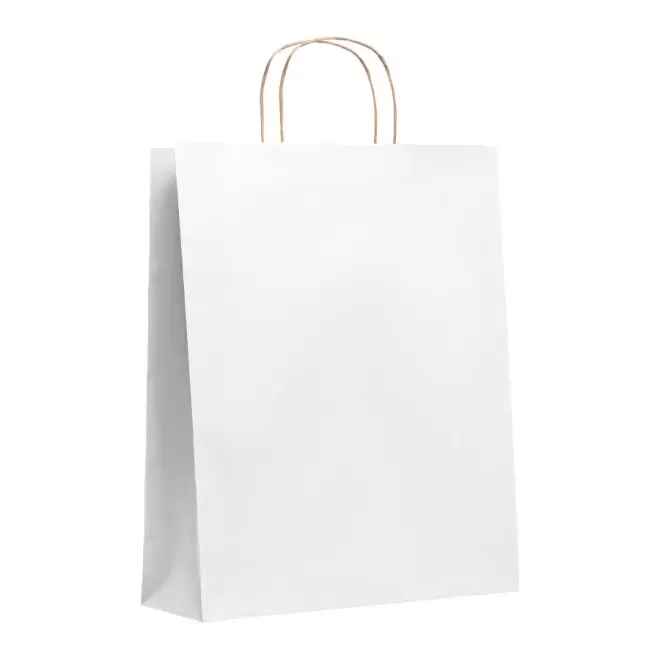 [OP-HONM-BLA] SAC SHOPPING KRAFT - TAILLE M - SANS PERSO (Blanc)