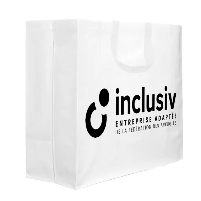 CABAS STANDARD EN PP RECYCLE - AVEC PERSO 1 COULEUR