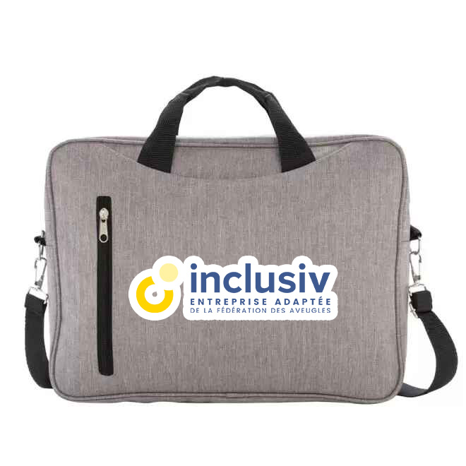 SACOCHE POUR ORDINATEUR - AVEC PERSO QUADRI
