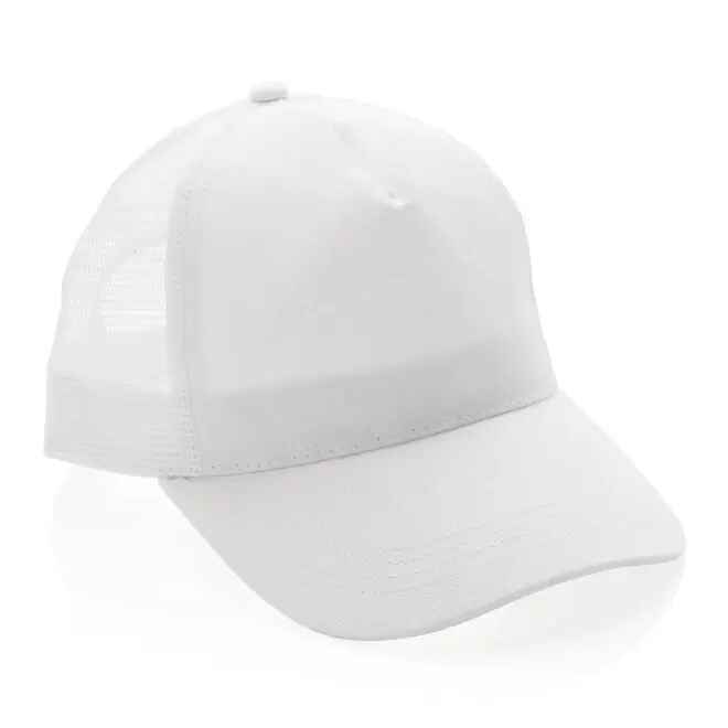 [OP-TRU-BLA] CASQUETTE TRUCKER COTON RECYCLE - SANS PERSO (Blanc)
