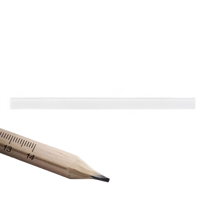 [OP-JOS-BLA] CRAYON A PAPIER DE CHANTIER - SANS PERSO (Blanc)