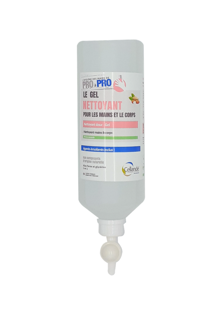 [HY611] NETTOYANT MAINS - FLACON 1L - AMANDE