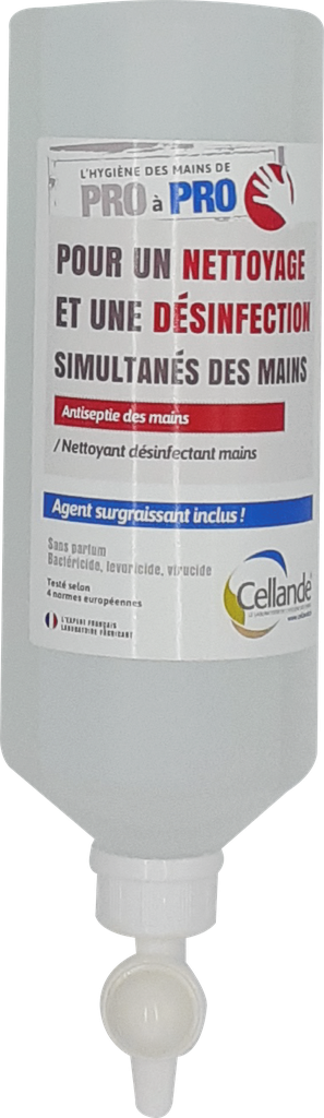 [HY613] NETTOYANT DESINFECTANT MAINS - FLACON 1L