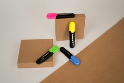 [F022] SURLIGNEURS FLUOS - LOT DE 4 - VERT