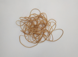 [F045] BRACELETS CAOUTCHOUC - 180 X 1,5 MM - LOT DE 1 000 (100G)