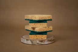 [HY242] EPONGES VEGETALES GRATTANTES - LOT DE 4 - 11,1 X 7,1 CM