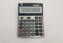 [F433] CALCULATRICE - CADRAN SOLAIRE 12 CHIFFRES - 184 X 132,5 MM