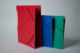 [F119ASS] CHEMISES 3 RABATS 80G AVEC ELASTIQUE - 24 X 32 CM - LOT DE 6 - ASSORTI