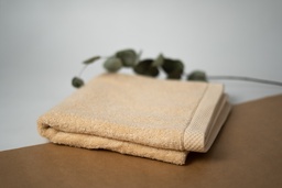 [TB047] SERVIETTE DE TOILETTE COTON BIO - 50 X 100 CM - CREME