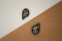 [F413] CORRECTEURS ROLLERS BLANCS SECS - BANDE 10 M X 4,2 MM - LOT DE 2