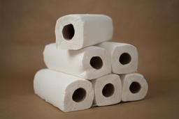 [HY023] ROULEAUX D'ESSUIE-TOUT - 48 FEUILLES - LOT DE 6