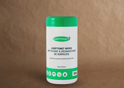 [HY072] LINGETTES NETTOYANTES DESINFECTANTES - BOITE DE 100