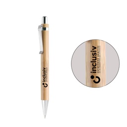 [OP-AMAZ-1] STYLO A BILLE BAMBOU - AVEC PERSO 1 COULEUR